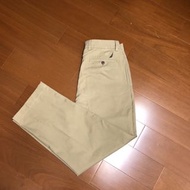 （Size 32w) Nautica  卡其色純棉刺繡長褲   (3M32-3)