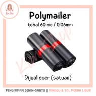 KIM SHOP - Polymailer Plastic Bag Packing Olshop Courier Online Shop Black 16x20 17x30 20x30 25x35 3