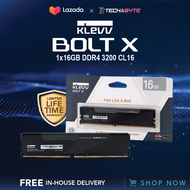 KLEVV BOLT X | (1x16GB) DDR4 | 3200MHz CL16 | Gaming Memory (KLVB-KD4AGU880-32A160T)