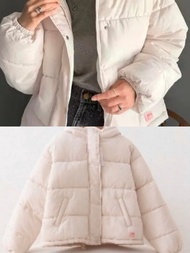 日牌 JaVa 米白色連帽外套 ladies coats
