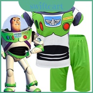 Colorful Buzz Lightyear Cosplay Costume Complete With Tee And Shorts