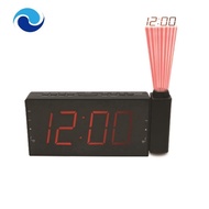 Projection Alarm Clock for Bedrooms,Radio Alarm Clock with Projection,Alarms FM Radio Dimmer Temperature Humidity A