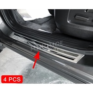 For Mazda CX-5 CX5 2017-2024 Car Door Sill Scuff Covers Protector Panel Accessories Silver Stainless