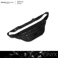 Louis Montini (ONYX) กระเป๋าคาดอก Belt bag กระเป๋าผ้าไนล่อนผสมหนังวัวแท้ ONX05