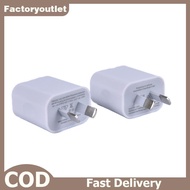 FCMY AU Plug Two USB Ports Mobile Phone Charger DC 5V 2A Output Power Adapter Used FAC