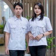 White Civil Servant Uniform for Women, White Pdh Uniform for Women, White Civil Servant Uniform for 