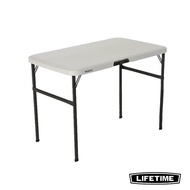 Lifetime USA 42 Inch Almond Solid Top Table - Durable Eco-Friendly Easy Assembly Versatile Design!