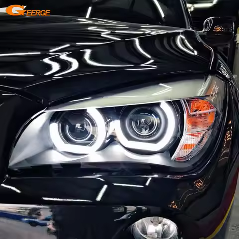 For BMW X1 E84 F48 Ultra Bright DTM M4 Style Led Angel Eyes Kit Halo Rings Day Light Refit Car Acces