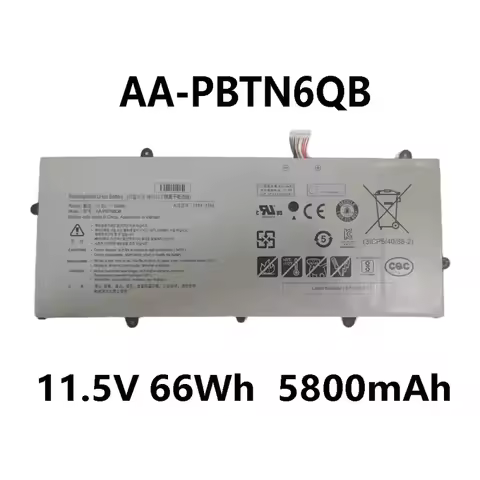 AA-PBTN6QB 11.5V 66Wh 5800mAh laptop battery for Samsung NT900X5N-X78L NP900X5N-K03 NP900X5N-L01US