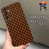 Latest Samsung M15 Softcase TPU Silicone Case LV Motif Branded Case Samsung A15 Casing ELEGAN