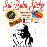 *Premium* Sai Baba Sticker/Om Sai Ram Sticker/Oracle/Car,Lorry,Motor,Window /waterproof sticker High