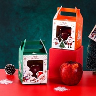 Christmas Handle Gift Box Christmas Eve Apple Wrapped Gift Box Christmas Gift Box Candy Cookies Noug