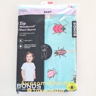 Bonds Australia Zip Wondersuit Short Sleeve Size 1 12-18 months