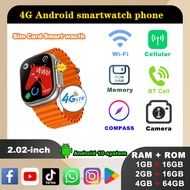 X9 Ultra Sim Card Smart Watch Men RAM 2GB ROM 32GB 4G Call Camera Voice Video Wifi Compass GPS Heart