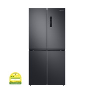 SAMSUNG RF48A4000B4/SS 468L 4 DOOR FRIDGE GENTLE BLACK MATT 2 TICKS W833xH1793xD740MM 2 YEARS WARRANTY BY SAMSUNG