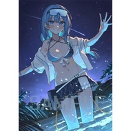 [Mu’s C103 同人掛軸代購] [月野 (ウサギBOSS)] 「星街すいせい」B2タペストリー(水着) (Hololive、Vtuber)