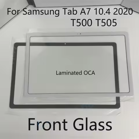 OEM LCD Touch Screen Front Outer Glass OCA Lens For Samsung Galaxy Tab A7 10.4 2020 T500 T505 Tablet