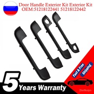 QZWA For BMW E36 E34 E32 3 5 7 Series 4 Pcs Door Handle Exterior Kit Exterior Kit 51218122441 512181