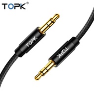 TOPK Aux Cable for Speaker Headphone Car Male to Male Aux Audio Cable
