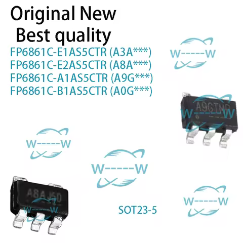 (10 PCS)NEW FP6861C-E1AS5CTR A3A FP6861C-E2AS5CTR A8A FP6861C-A1AS5CTR A9G FP6861C-B1AS5CTR A0G SOT2