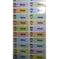 Pious Child moslem boy name Label sticker Label name waterproof