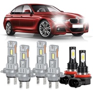 Fit For BMW 328i 2007-2016 Light Bulbs,H7 High Beam + H7 Low Beam + H11 Fog Light Bulbs Combo, 20000