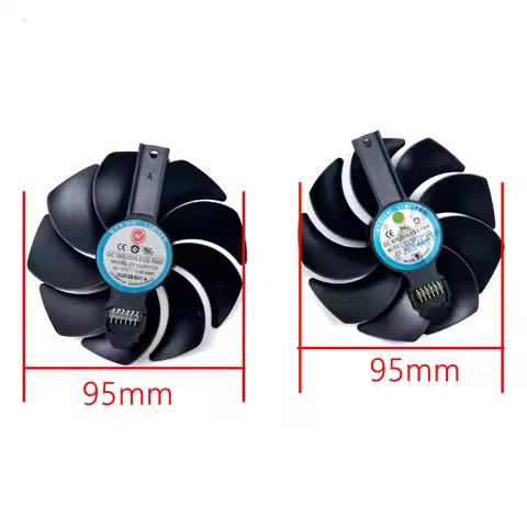 NEW Cooling fan 95MM 6PIN FD10015M12D CF1015H12D For Sapphire RX 5500 5600 5700XT PULSE graphics car