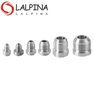 LALPINA Silver Male Aluminium Weld, Aluminum AN4-AN20 Straight Male Weld Fitting Adapter, High Quali