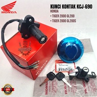 Kunci Kontak Honda Tiger 2000 Old Original Keyset Honda Tiger 2000 Kunci Kontak KCJ-690