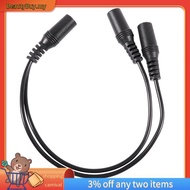 [In Stock]28cm 3.5mm Female to Dual Jack Female Y Splitter Stereo Audio Cable Black