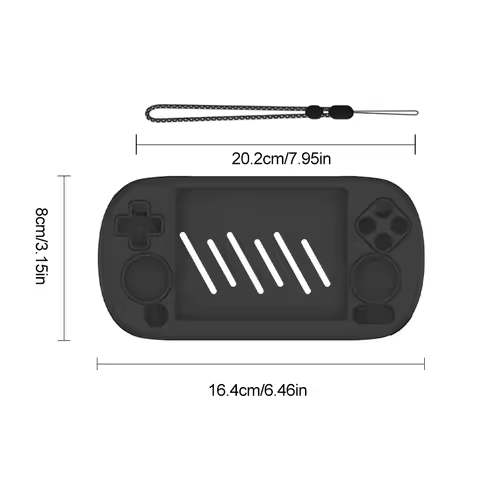 Suitable For ANBERNIC RG40XX H Game Console Silicone Case Shockproof Protector Shell Sleeve Anti-col
