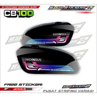 HONDA CB 100 VARIATION STRIPING / HONDA CB 100 STICKER LIST