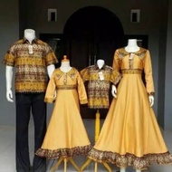 Bilda batik-baju batik couple keluarga gamis kombinasi untuk pesta