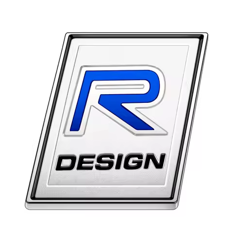 Car Emblem Label Sticker Metal Badge Trunk Sticker for Volvo RDESIGN XC90 XC60 XC40 S40 S60 V60 V40 