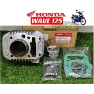 ORIGINAL HONDA WAVE 125 WAVE125 12100-KPH-BSH Cylinder Block Assy complete set + piston RING Blok 10
