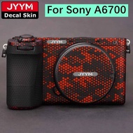 For Sony A6700 Alpha 6700 Decal Skin Vinyl Wrap Anti-Scratch Film Camera Body Protective Sticker ILC