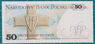 波蘭POLAND 50（波蘭紙鈔），50,1982