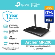 TP-Link Official | Archer MR200 AC750 | 100Mbps Openline 4G LTE Wi-Fi Globe/Smart/Sun All Network Su