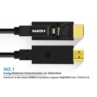 DTECH DT-HF0330 HDMI AOC FIBER CABLE 4K@60HZ D-A 444 30 50m Removable Pipe Connector.