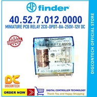 - Relay FINDER 40.52 8A 250Vac Coil 12Vdc 40.52.9.012.00