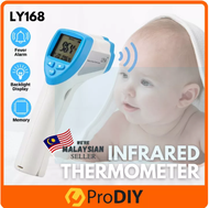Local Malaysia Seller Digital Infrared Forehead Thermometer 1 Sec Quick Detect Cek Suhu Badan Demam ( JK-A007 / FTW01 )