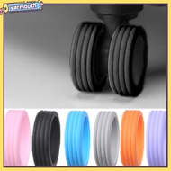 4Pcs Luggage Wheel Protectors Covers Soft Flexible Wear Resistant Scratch-proof Noise Reducing Suitcase Wheel Protector Covers