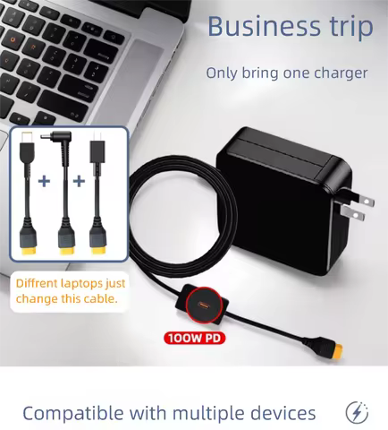 330W GaN Charger For Lenovo/Dell/HP/Asus/Razer/MSI/Macbook/Acer/Xiaomi Notebooks Mobile IPhone16 17 