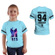 BTS - RAPMONSTER Kids Jersey Shirt BTS RAPMONSTER PRINTING Free Name