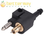 BETTER-MAYSHOW Motor Boat Accessories, Plastics Black  Tank Connector, Outboard Engine Male Thread P