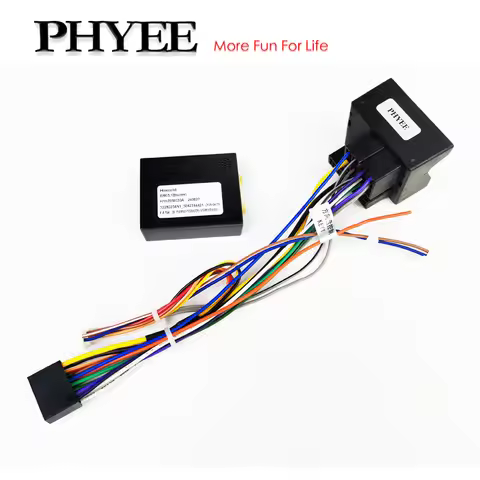 Quadlock Harness Adapter CAN Bus Decoder 16 Pin Plug Quad Lock Connector Car Android Head Unit Wirin