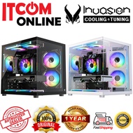 INVASION C-8000 TG MATX CASING (CS-INV-C8000-BK/CS-INV-C8000-WH) BLK/WHT