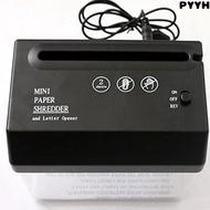 [Hot][Hot]USB Electric Dual-Use  Paper Shredder Small A6 Bill Letter Document Invoice Desktop A6 Pap