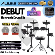 Alesis Debut Electronic Drum Kit - Kids Drum Set with Drum Stool, Drumsticks and Headphones