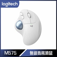 Logitech 羅技 M575 無線軌跡球滑鼠 - 白